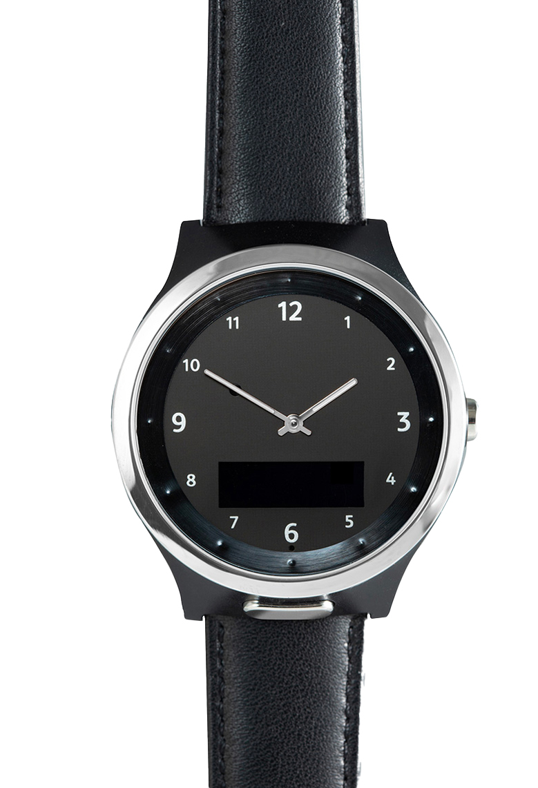 tranquil gps watch elderly silver and black